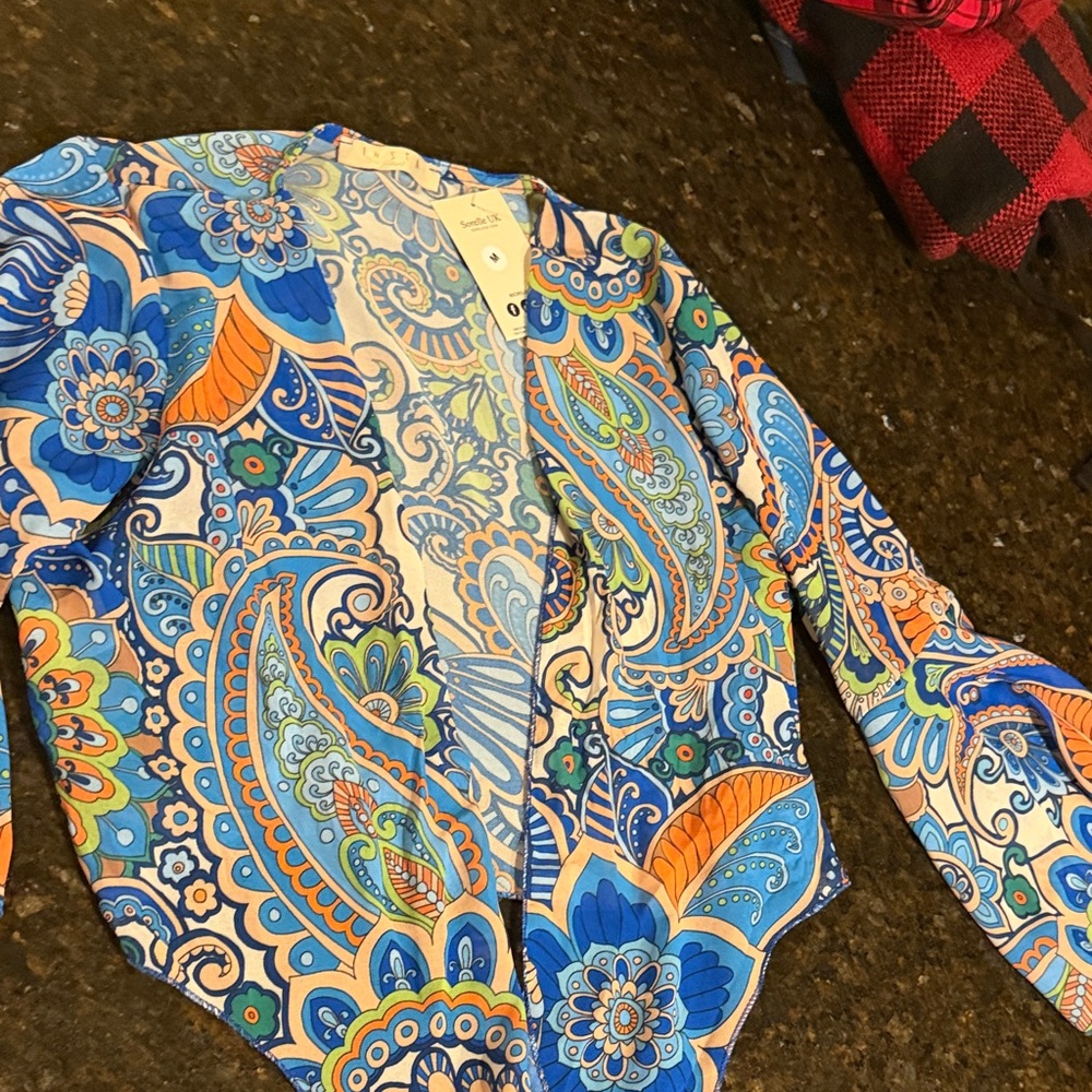 Colorful Paisley Blouse